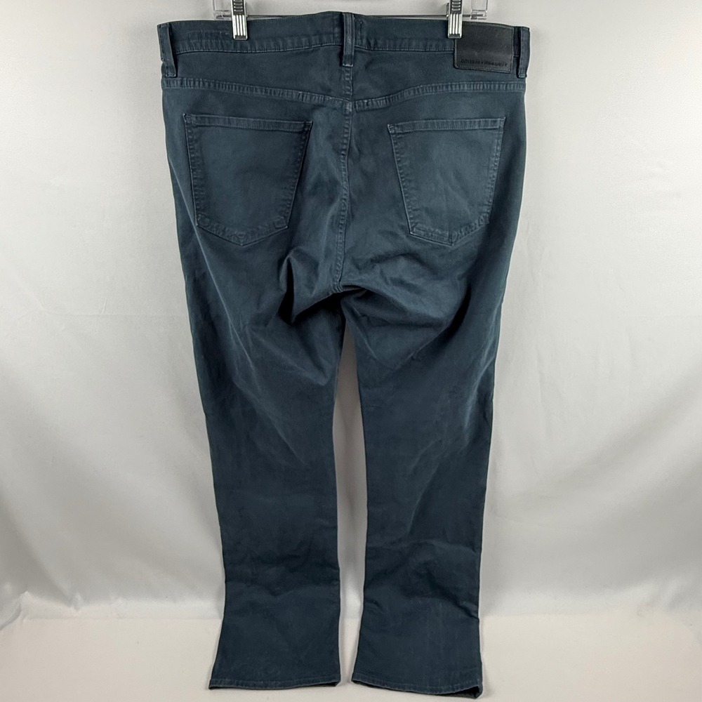 Citizens of Humanity Gage Classic Straight Pants Mens 38 Teal Blue 6107-1061 - Picture 7 of 12